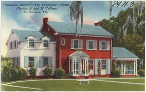 "Sunshine Manor"- The President's Home, Florida A and M College, Tallahassee, Fla.