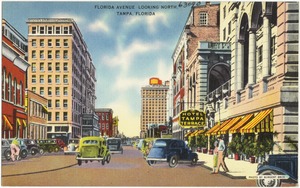 Florida Avenue, looking north, Tampa, Florida