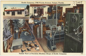 Kenfix Company, 3706 Florida Avenue, Tampa, Florida, partial view of precision machine shops of Kenfix Company