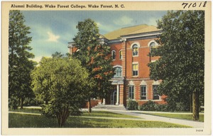 Alumni Building, Wake Forest College, Wake Forest, N. C.