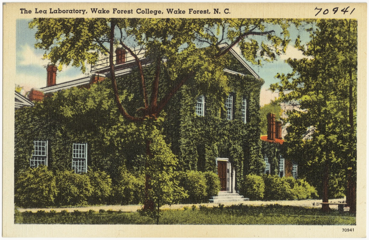 The Lea Laboratory, Wake Forest College, Wake Forest, N. C.