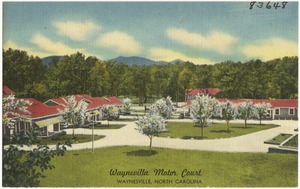 Waynevilla Motor Court, Waynesville, North Carolina