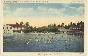 Natural scenes, 1938, Goldston's Beach, White Lake, N. C.