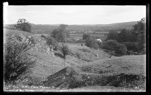 Wachusett Reservoir, ledge outcrop and valley east of Clarendon Mills, looking southwest from French Hill, Boylston, Mass., 1895