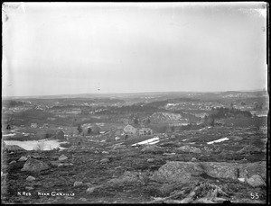Wachusett Reservoir, Nashua River Valley, from hill near Carville's house, Clinton, Mass., Mar. 10, 1896