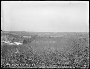 Wachusett Reservoir, Nashua River Valley, above Sawyer's Mills, south side, looking west, Boylston, Mass., Mar. 10, 1896