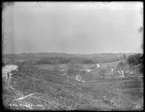 Wachusett Reservoir, South Clinton, from hill near George Murman's house (south of South Clinton), Boylston, Mass., Mar. 23, 1896