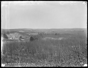 Wachusett Reservoir, Nashua River Valley, above Sawyer's Mills Pond, looking west, Boylston, Mass., Mar. 28, 1896