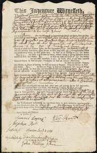 Jeremiah Field [Feild] indentured to apprentice with Alexander Hunt of Boston, 4 January 1748