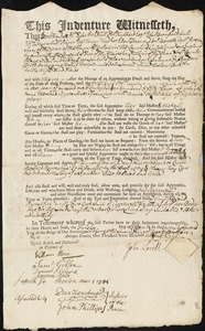 Susanna Fisk indentured to apprentice with John Lovell of Boston, 1 March 1748