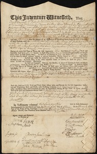 Abraham Ingraham indentured to apprentice with William Daws of Boston, 31 May 1748