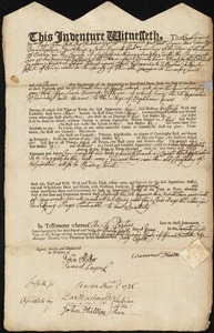 Sarah Hariss indentured to apprentice with Ebenezer Keith of Bridgewater, 31 May 1748