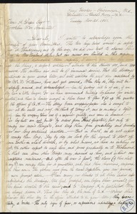 Letter to James Dupee from Edward A. Wild, Camp Hooker, Chicamoxon, M.D., 11/26/1861