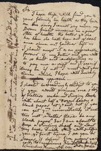 Letter to Isaac Gardner asking for purchase of Walter's unbound singing books