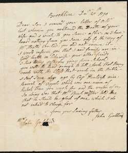 Letter to his son, 12/20/1790