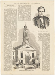 Portrait of Rev. Rufus W. Clark ; Maverick Congregational Church, East Boston