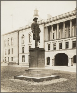 Boston, Massachusetts. State House park. Statue of Gen. Charles Devens, by Olin L. Warner [sculptor]