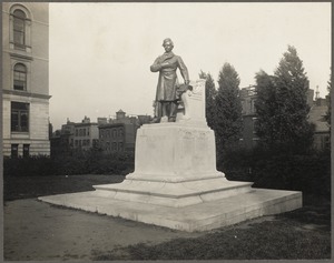 Boston, Massachusetts. State House park. Statue of General Banks, by H. H. Kitson