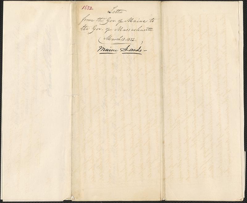 Samuel Smith to Levi Lincoln, 13 March 1832 - Digital Commonwealth