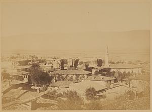 Philadelphia. General view and remains of the old Church of St. John