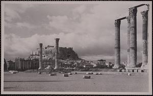 Athens - Temple of Olympian Zeus and Acropolis