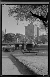The foot bridge — Public Garden, Boston