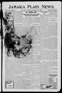 Jamaica Plain News, September 12, 1908