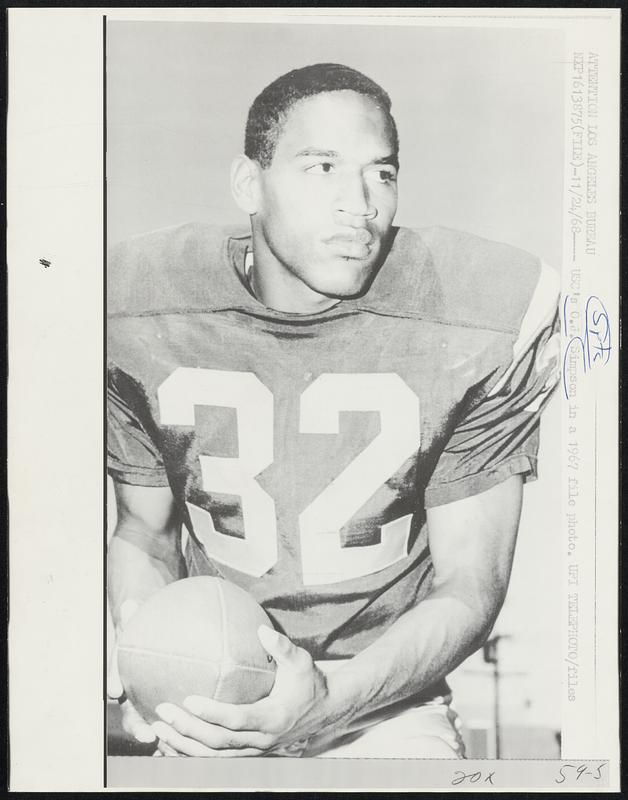 Attention Los Angeles Bureau. USC's O.J. Simpson in a 1967 file photo.