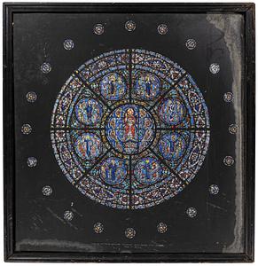 Design for south transept rose window "The Beatitudes." S. Paul's Cathedral S. Paul Minnesota. Scale - 1" - 1 fe
