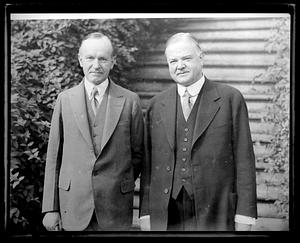 Calvin Coolidge and Herbert Hoover