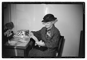 Mrs. Townsend, wife of Townsend old age plan