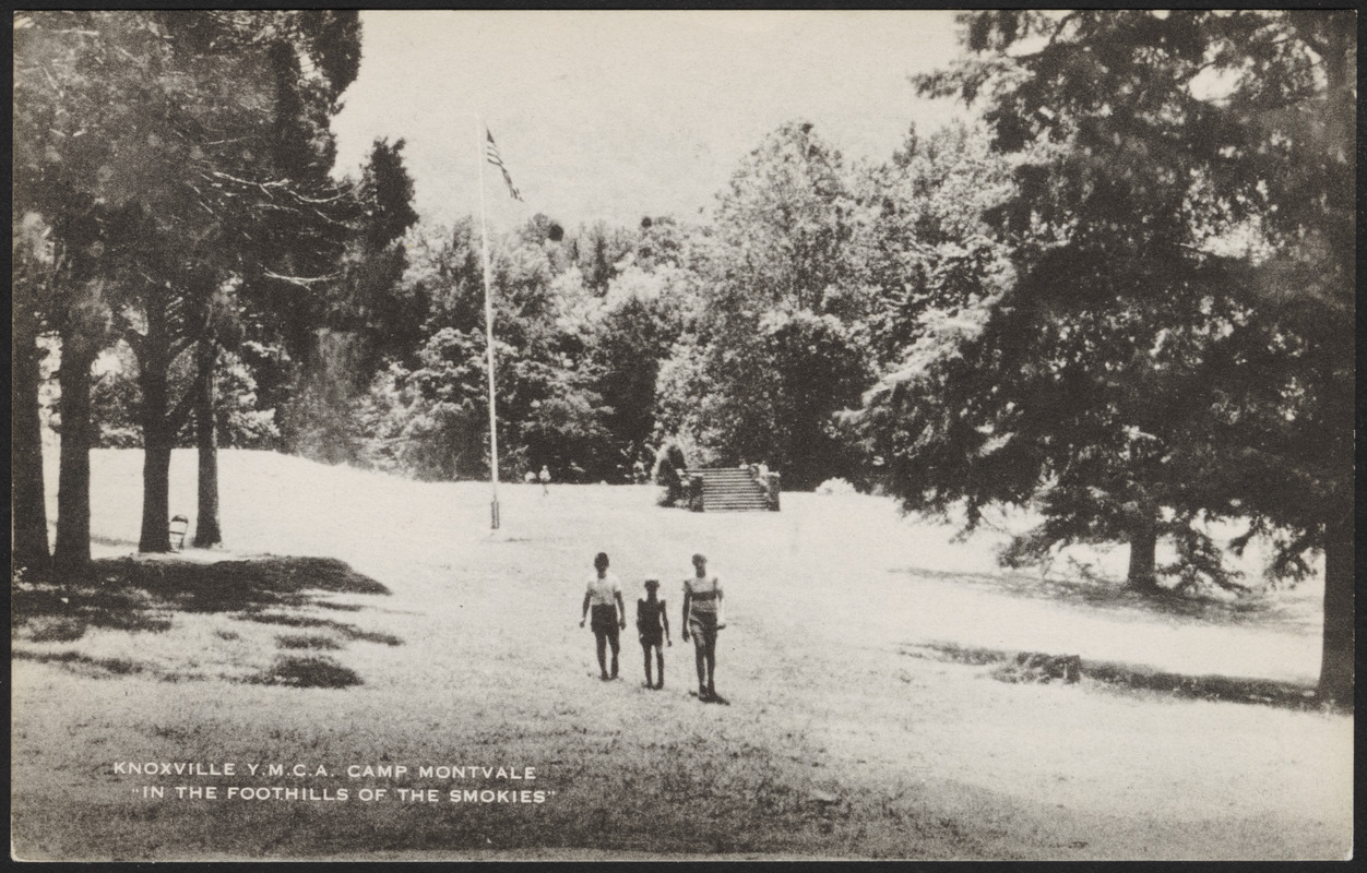 Knoxville Y.M.C.A. Camp Montvale "in the foothills of the Smokies"