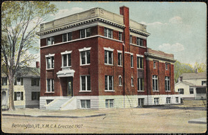 Bennington, Vt., Y.M.C.A. erected 1907