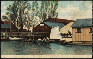 Boat house, Y.M.C.A., Erie, Pa.