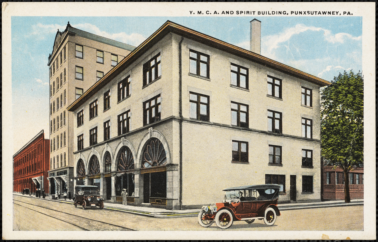 Sipit Building Y.M.C.A. and Spirit building, Punxsutawney, Pa. - Digital Commonwealth