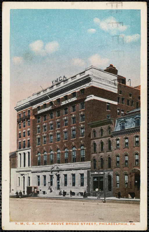 Y.M.C.A. Arch above Broad Street, Philadelphia, Pa.