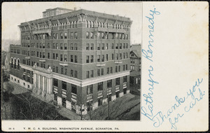 Y.M.C.A. building, Washington Avenue, Scranton, Pa.