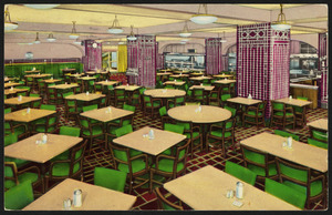 One of the two cafeterias in the YMCA Hotel 826 S. Wabash Avenue - Chicago