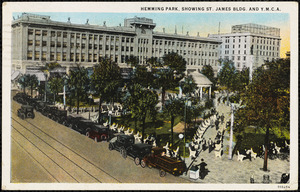 Hemming Park, showing St. James bldg. and Y.M.C.A. (110244)