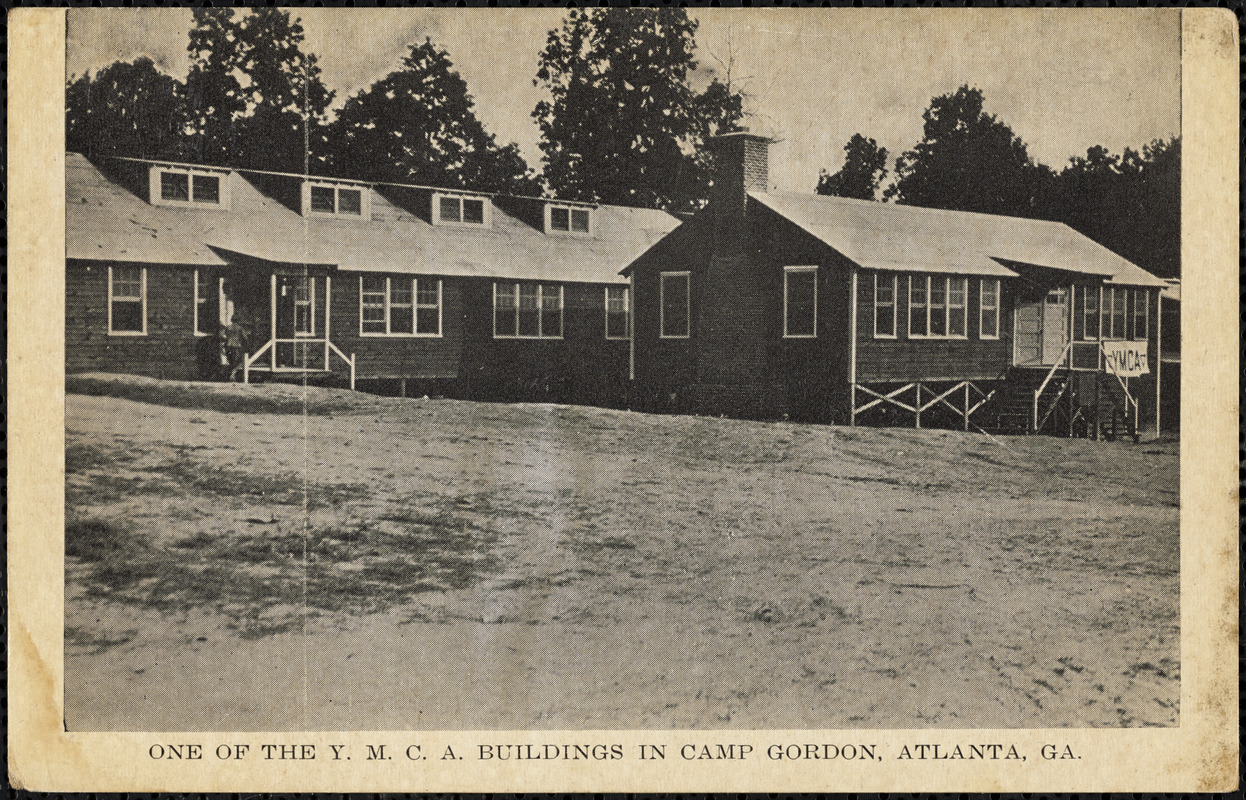 One of the Y.M.C.A. buildings in Camp Gordon, Atlanta, Ga.