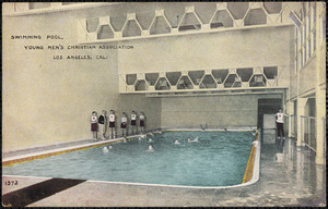 Swimming pool, Young Men's Christian Association Los Angeles, Cal.