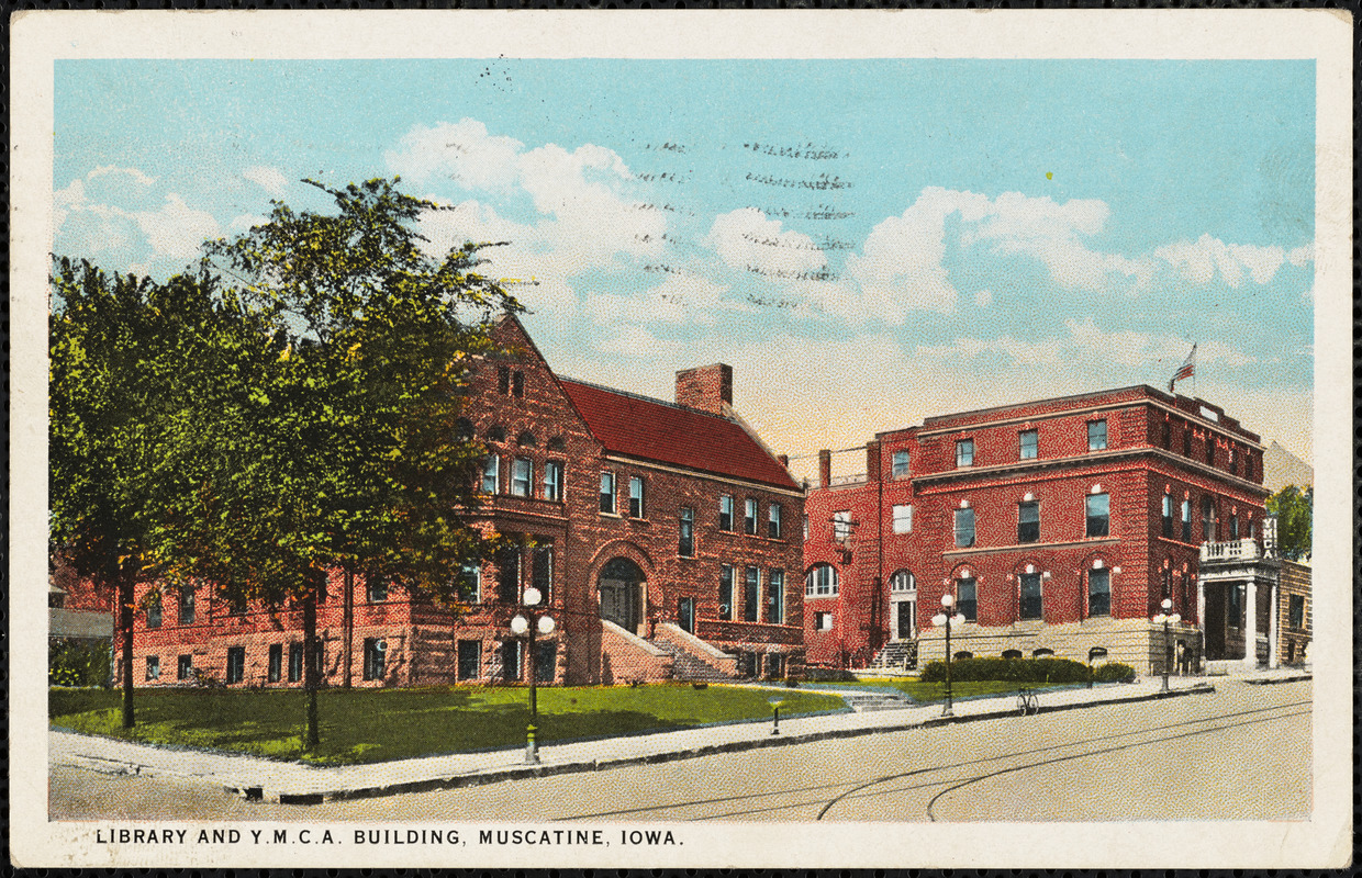 Library and Y.M.C.A. building, Muscatine, Iowa - Digital Commonwealth