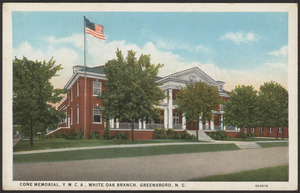 Cone Memorial, Y.M.C.A., White Oak Branch, Greensboro, N.C.