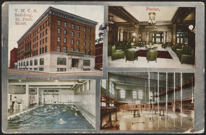 Y.M.C.A. building, St. Paul, Minn. Parlor, swimming pool, gymnasium