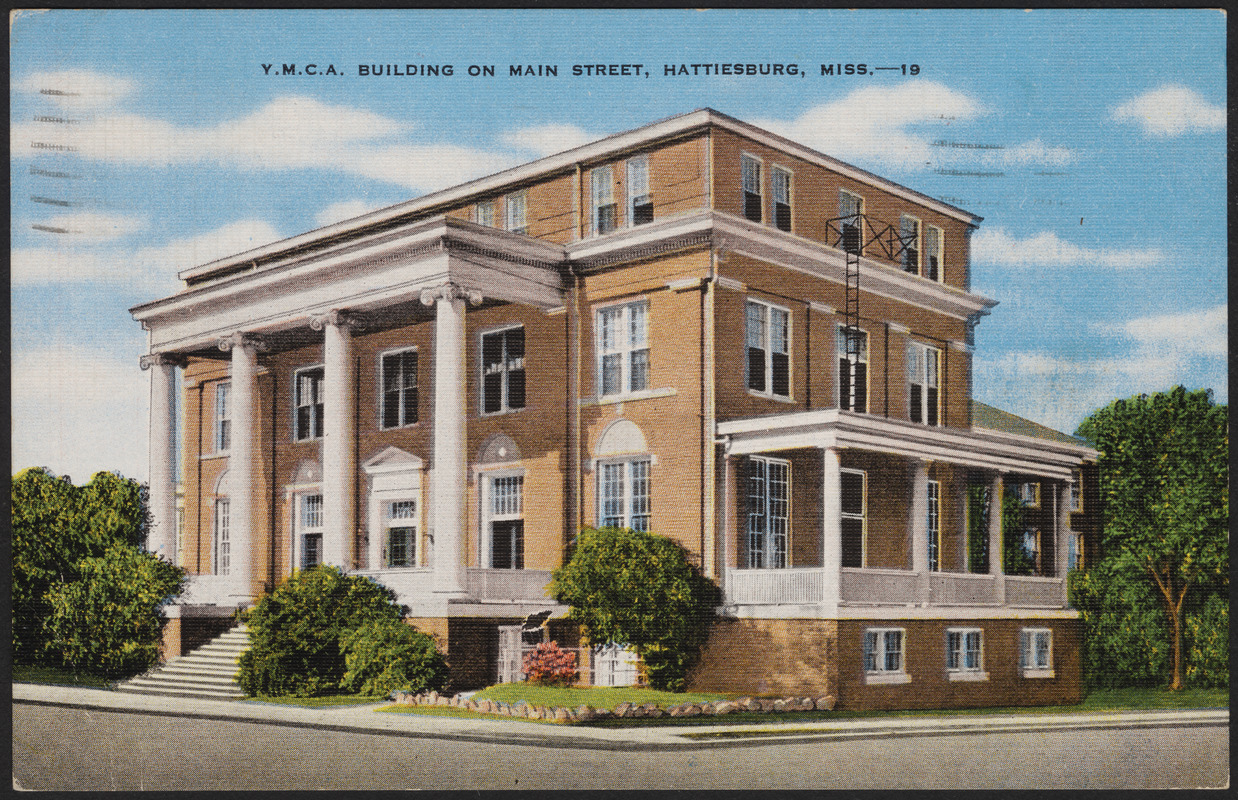 Y.M.C.A. building on Main Street, Hattiesburg, Miss.