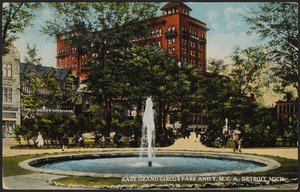 East Grand Circus Park and Y.M.C.A., Detroit, Mich.