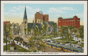 Central M.E. Church, Hotel Wolverine and Y.M.C.A., Detroit, Mich.
