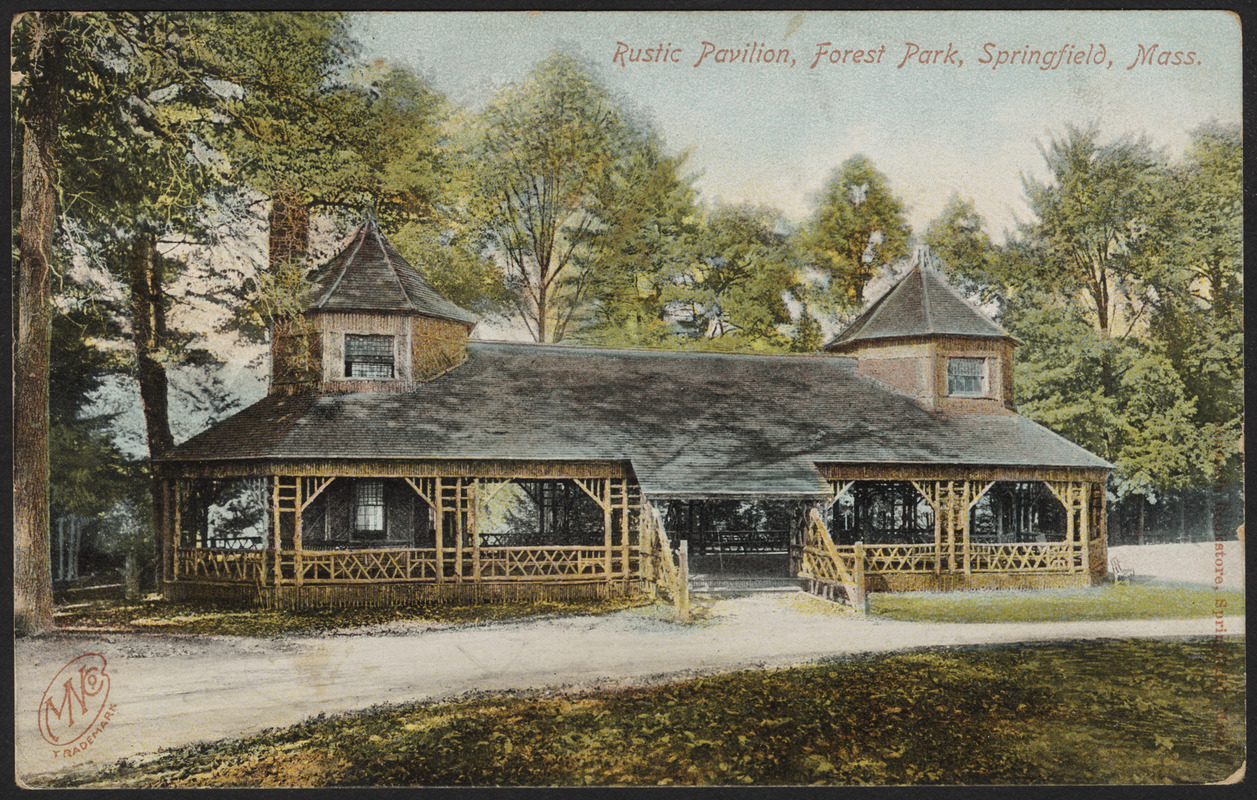 Rustic Pavilion, Forest Park, Springfield, Mass. - Digital Commonwealth