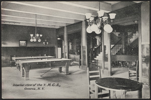 Interior view of the Y.M.C.A., Geneva, N.Y.