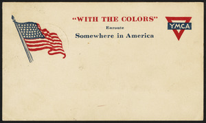 "With the colors" enroute somewhere in America YMCA